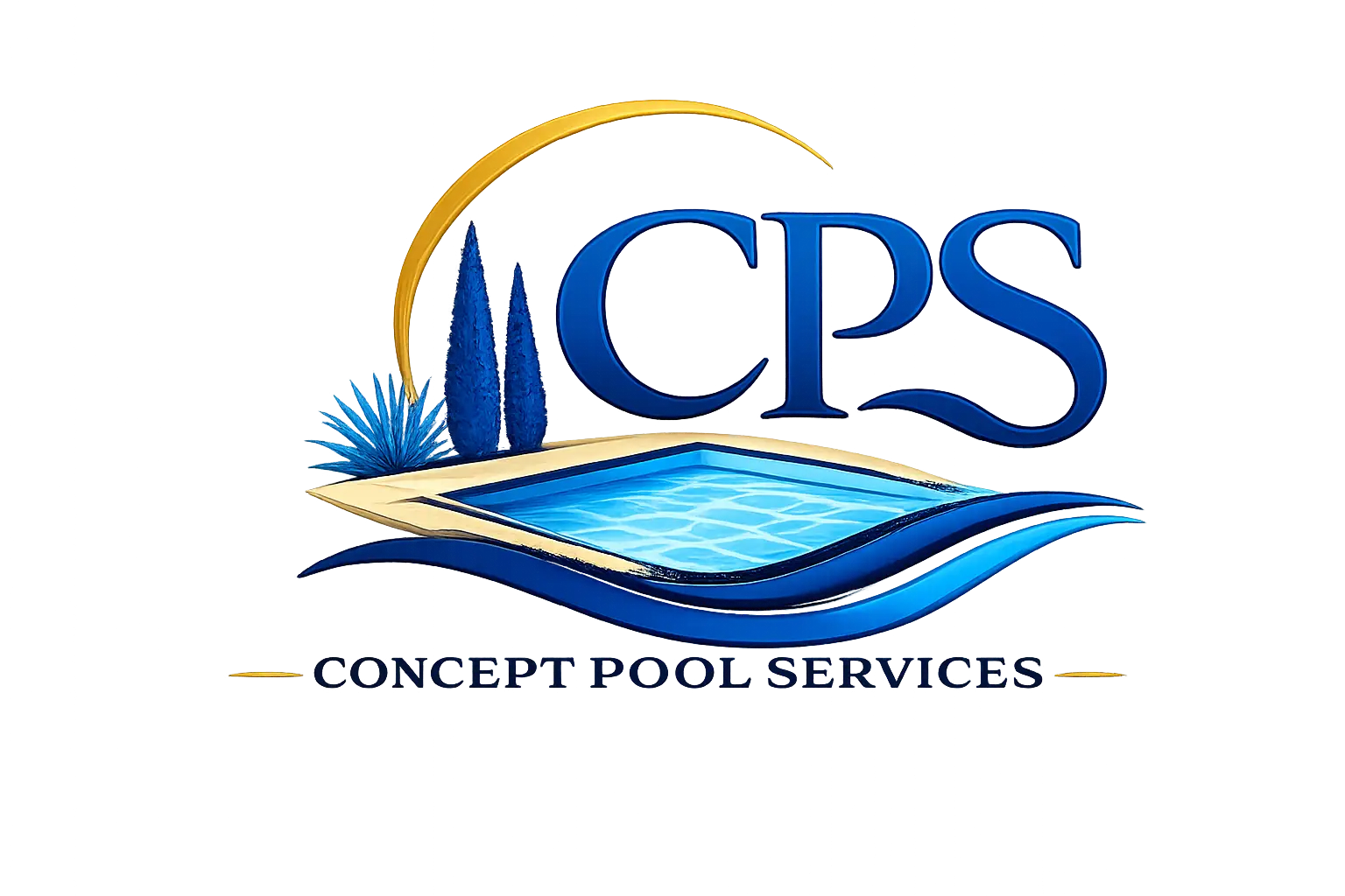 Logo Concept Pool Services, pisciniste au Luc dans le Var