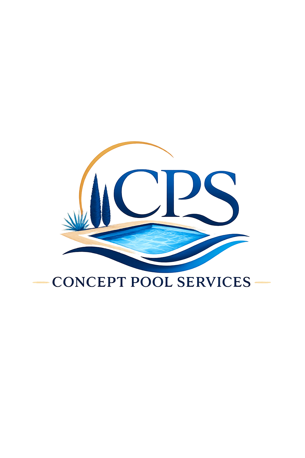 Logo Concept Pool Services